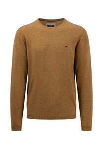 Fynch-Hatton O-Neck Cashmere Mix Trui Camel