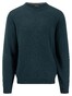 Fynch-Hatton O-Neck Cashmere Uni Color Trui Dark Emerald