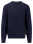 Fynch-Hatton O-Neck Cashmere Uni Color Trui Navy