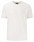 Fynch-Hatton O-Neck Cotton Linnen Short Sleeve Trui New Off White