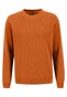 Fynch-Hatton O-Neck Cotton Trui Burnt Orange