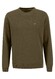 Fynch-Hatton O-Neck Cotton Trui Deep Forest