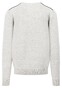 Fynch-Hatton O-Neck Cotton Wool Knit Trui Licht Grijs