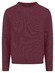 Fynch-Hatton O-Neck Donegal Knit Trui Deep Merlot