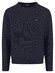 Fynch-Hatton O-Neck Donegal Knit Trui Navy