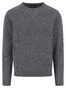 Fynch-Hatton O-Neck Donegal Knit Trui Steel