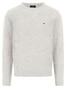 Fynch-Hatton O-Neck Donegal Knit Trui Winter White