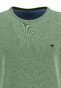 Fynch-Hatton O-Neck Fine Knit Cotton Trui Spring Green