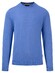 Fynch-Hatton O-Neck Fine Knit Trui Crystal Blue