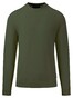 Fynch-Hatton O-Neck Fine Knit Trui Dusty Olive