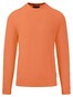 Fynch-Hatton O-Neck Fine Knit Trui Papaya