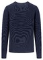 Fynch-Hatton O-Neck Fine Texture Trui Navy