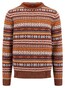 Fynch-Hatton O-Neck Jacquard Pattern Trui Hazel