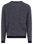 Fynch-Hatton O-Neck Jacquard Warm Winter Air Cotton Cashmere Trui Navy