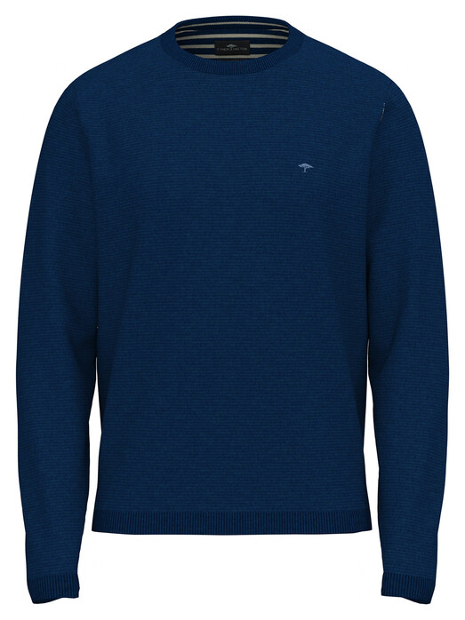 Fynch-Hatton O-Neck Light Air Cotton Pullover Midnight