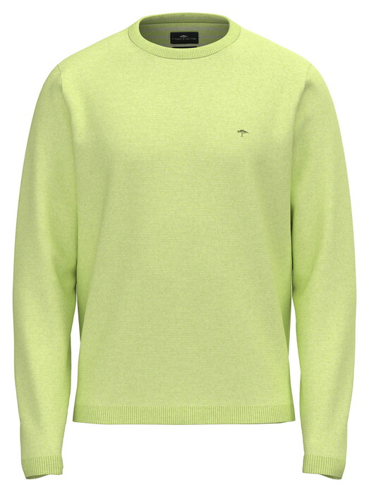 Fynch-Hatton O-Neck Light Air Cotton Pullover Pear