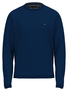 Fynch-Hatton O-Neck Light Air Cotton Trui Midnight