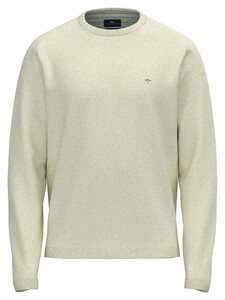 Fynch-Hatton O-Neck Light Air Cotton Trui New Off White