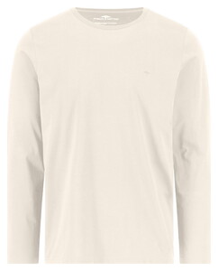 Fynch-Hatton O-Neck Longsleeve Cotton T-Shirt Snow White