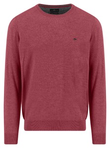 Fynch-Hatton O-Neck Merino Cashmere Trui Berry