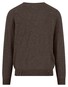 Fynch-Hatton O-Neck Merino Cashmere Trui Dark Chocolate