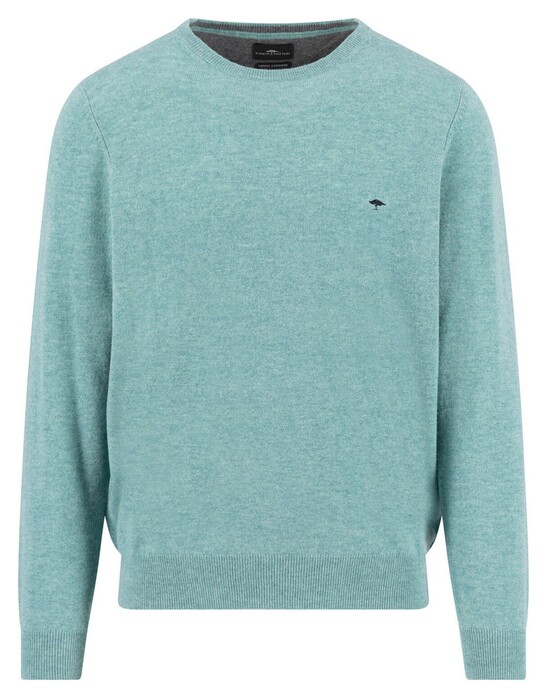 Fynch-Hatton O-Neck Merino Cashmere Trui Fern