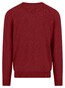 Fynch-Hatton O-Neck Merino Cashmere Trui Garnet Red