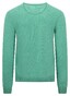 Fynch-Hatton O-Neck Merino Cashmere Trui Grasgroen