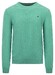 Fynch-Hatton O-Neck Merino Cashmere Trui Grasgroen