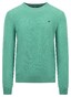 Fynch-Hatton O-Neck Merino Cashmere Trui Grasgroen