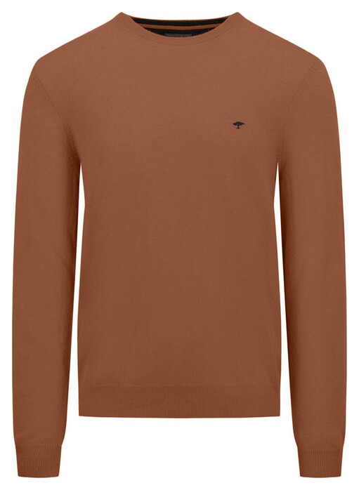 Fynch-Hatton O-Neck Merino Cashmere Trui Hazel
