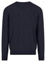 Fynch-Hatton O-Neck Merino Cashmere Trui Navy