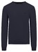 Fynch-Hatton O-Neck Merino Cashmere Trui Navy