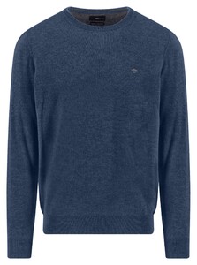 Fynch-Hatton O-Neck Merino Cashmere Trui Night