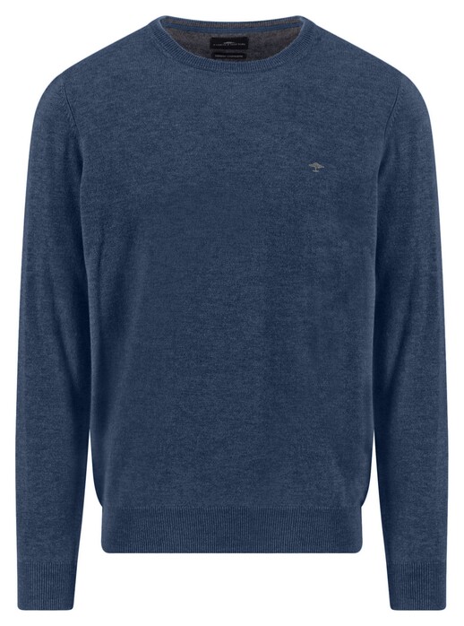 Fynch-Hatton O-Neck Merino Cashmere Trui Night