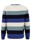 Fynch-Hatton O-Neck Multi Stripes Merino Cashmere Trui Off White-Multi