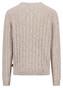 Fynch-Hatton O-Neck Soft Knit Cable Pullover New Off White