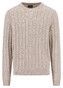 Fynch-Hatton O-Neck Soft Knit Cable Pullover New Off White