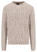 Fynch-Hatton O-Neck Soft Knit Cable Trui New Off White