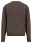 Fynch-Hatton O-Neck Solid Color Cashmere Trui Dark Chocolate