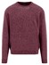 Fynch-Hatton O-Neck Solid Color Cashmere Trui Deep Merlot