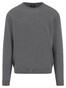 Fynch-Hatton O-Neck Solid Color Cashmere Trui Steel