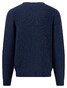 Fynch-Hatton O-Neck Structure Cashmere Trui Navy