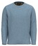 Fynch-Hatton O-Neck Structure Supersoft Touch Pullover Cloud Blue