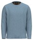 Fynch-Hatton O-Neck Structure Supersoft Touch Trui Cloud Blue