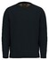 Fynch-Hatton O-Neck Structure Supersoft Touch Trui Navy