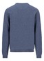 Fynch-Hatton O-Neck Subtle Faux-Uni Cotton Linnen Trui Horizon