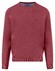 Fynch-Hatton O-Neck Superfine Cotton Uni Color Trui Berry