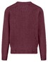 Fynch-Hatton O-Neck Superfine Cotton Uni Color Trui Deep Merlot