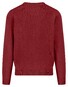 Fynch-Hatton O-Neck Superfine Cotton Uni Color Trui Garnet Red